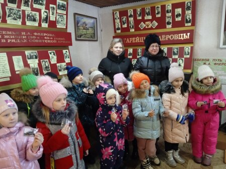 Грязинские дошкольники посетили Дом-музей Флерова