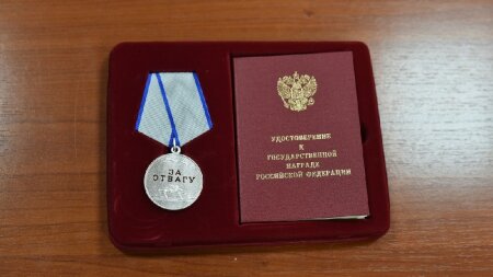 Грязинец награжден медалью «За отвагу»