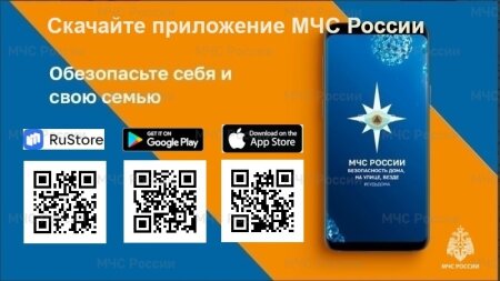 МЧС России по Липецкой области информируют о мобильном приложении МЧС России