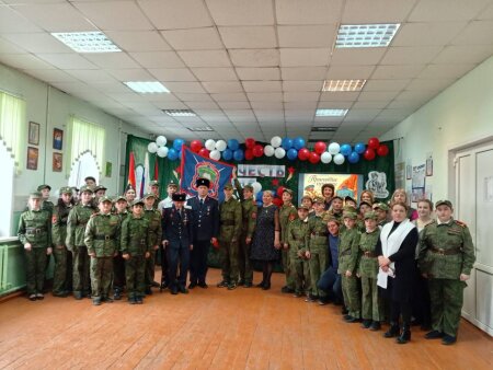 Пополнение рядов юных казаков состоялось в школе с. Верхний Телелюй.